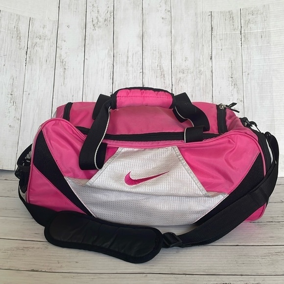Nike Pink/Black/Grey Gym Bag